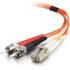 Picture of C2G-6m LC-ST 62.5/125 OM1 Duplex Multimode Fiber Optic Cable (TAA Compliant) - Orange