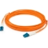 Picture of AddOn 50m LC (Male) to LC (Male) Orange OM1 Duplex Fiber OFNR (Riser-Rated) Patch Cable