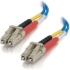 Picture of C2G-5m LC-LC 50/125 OM2 Duplex Multimode PVC Fiber Optic Cable - Blue