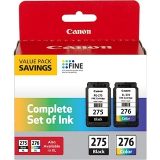 Picture of Canon PG-275/CL-276 Original Ink Cartridge - Value Pack - Black, Color