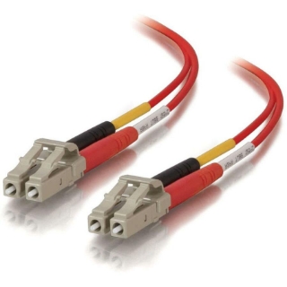 Picture of C2G-3m LC-LC 50/125 OM2 Duplex Multimode PVC Fiber Optic Cable - Red