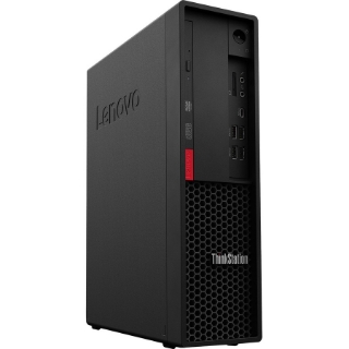 Picture of Lenovo ThinkStation P330 30C7001FUS Workstation - 1 x Intel Hexa-core (6 Core) i7-8700 3.20 GHz - 16 GB DDR4 SDRAM RAM - 2 TB HDD - Small Form Factor - Raven Black