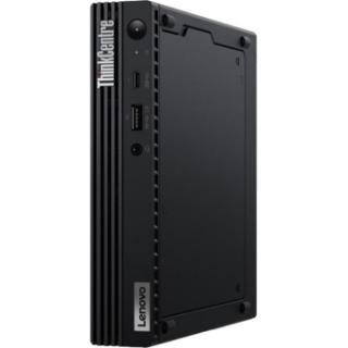 Picture of Lenovo ThinkCentre M70q 11DT00ABUS Desktop Computer - Intel Core i3 10th Gen i3-10100T Quad-core (4 Core) 3 GHz - 8 GB RAM DDR4 SDRAM - 1 TB HDD - Tiny - Raven Black