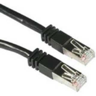 Picture of C2G-100ft Cat5e Molded Shielded (STP) Network Patch Cable - Black