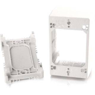 Picture of C2G Wiremold Uniduct Single Gang Extra Deep Junction Box - White