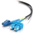 Picture of C2G-1m LC-SC 9/125 OS1 Duplex Singlemode PVC Fiber Optic Cable - Black