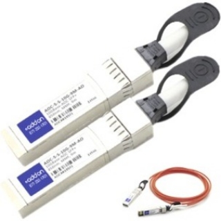 Picture of AddOn Extreme Networks 10GB-F20-SFPP Compatible TAA Compliant 10GBase-AOC SFP+ to SFP+ Direct Attach Cable (850nm, MMF, 20m)