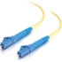 Picture of C2G-1m LC-LC 9/125 OS1 Simplex Singlemode Fiber Optic Cable (Plenum-Rated) - Yellow