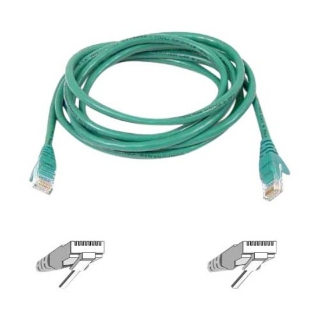 Picture of Belkin 3' Cat6 Snagless Patch Cable Green