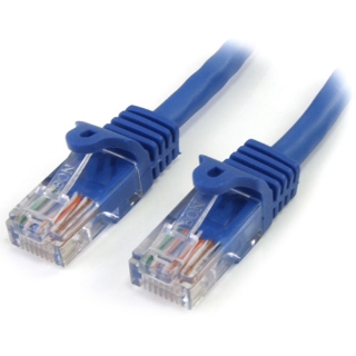 Picture of StarTech.com - Patch cable - RJ-45 (M) - RJ-45 (M) - 15.3 m - UTP - ( CAT 5e ) - blue