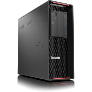 Picture of Lenovo ThinkStation P710 30B70024US Workstation - 1 x Intel Xeon Dodeca-core (12 Core) E5-2650 v4 2.20 GHz - 16 GB DDR4 SDRAM RAM - 1 TB HDD - 256 GB SSD - Graphite Black