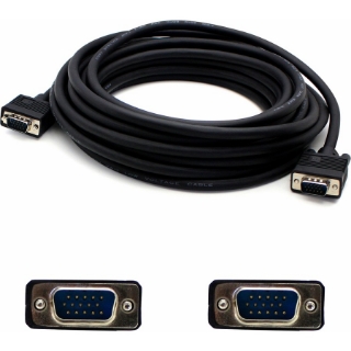 Picture of 5PK 50ft VGA Male to VGA Male Black Cables For Resolution Up to 1920x1200 (WUXGA)