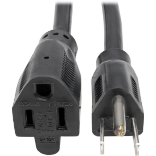Picture of Tripp Lite 6ft Power Cord Extension Cable 5-15P to 5-15R Heavy Duty 15A 14AWG 6'