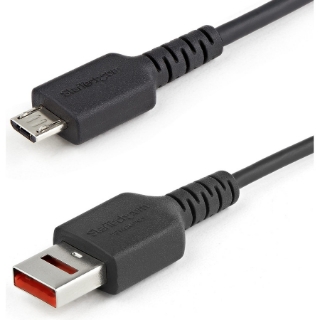 Picture of StarTech.com 3ft (1m) Secure Charging Cable, USB-A to Micro USB Data Blocker Charge-Only Cable, Charger Adapter Cable for Phone/Tablet