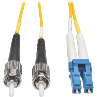 Picture of Tripp Lite 5M Duplex Singlemode 9/125 Fiber Optic Patch Cable Plenum LC/ST 16' 16ft 5 Meter
