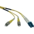 Picture of Tripp Lite 2M Duplex Singlemode 9/125 Fiber Optic Patch Cable LC/FC 6' 6ft 2 Meter