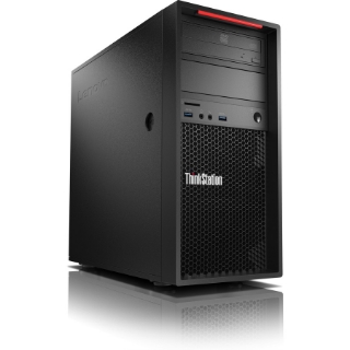 Picture of Lenovo ThinkStation P320 30BH002RUS Workstation - 1 x Intel Core i7 Quad-core (4 Core) i7-6700 6th Gen 3.40 GHz - 8 GB DDR4 SDRAM RAM - 1 TB HDD - Tower - Raven Black