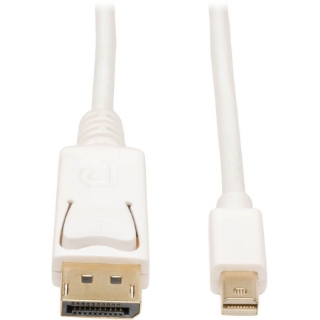Picture of Tripp Lite 6ft Mini DisplayPort to DisplayPort Adapter Converter Cable mDP to DP 4K x 2K @ 60Hz M/M