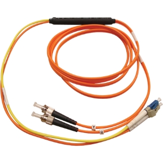 Picture of Tripp Lite 2M Fiber Optic Mode Conditioning Patch Cable ST/LC 6' 6ft 2 Meter