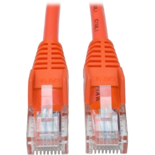 Picture of Tripp Lite 14ft Cat5 Cat5e Snagless Molded Patch Cable UTP Orange RJ45 M/M 14'