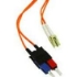 Picture of C2G-8m LC-SC 50/125 OM2 Duplex Multimode PVC Fiber Optic Cable - Orange