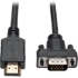 Picture of Tripp Lite HDMI to VGA Active Adapter Cable Low Profile HD15 M/M 1080p 10ft