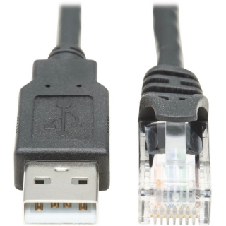 Picture of Tripp Lite USB-A to RJ45 Rollover Console Cable Cisco Compatible M/M 6ft