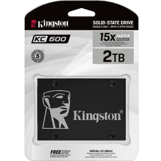 Picture of Kingston KC600 2 TB Solid State Drive - 2.5" Internal - SATA (SATA/600) - 3.5" Carrier