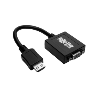 Picture of Tripp Lite 6in HDMI to VGA Adapter Converter with Audio Video for Ultrabook / Laptop / Desktop 6"