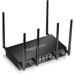 Picture of TRENDnet AC3000 Tri-Band Wireless Gigabit Dual-WAN VPN SMB Router, MU-MIMO, Wave 2,Internet Router, Whole Office-Home Wifi, Pr-Encrypted Wireless, QoS,Inter-VLAN Routing, Black, TEW-829DRU