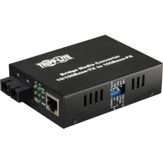 Picture of Tripp Lite Fiber Optic 10/100BaseT to 100BaseFX-SC Multimode Media Converter 2km 1310nm