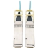 Picture of Tripp Lite QSFP28 to QSFP28 Active Optical Cable - 100GbE, AOC, M/M, Aqua, 10 m (32.8 ft.)