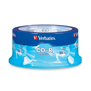 Picture of Verbatim CD-R 700MB 52X with Branded Surface - 30pk Spindle