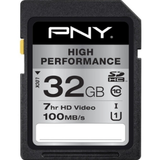 Picture of PNY High Performance 32 GB Class 10/UHS-I (U1) SDHC