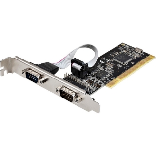 Picture of StarTech.com PCI Serial Parallel Combo Card with Dual Serial RS232 Ports (DB9) & 1x Parallel Port (DB25), PCI Adapter Expansion Card