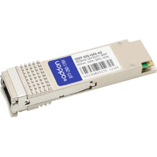 Picture of AddOn Huawei QSFP-40G-ISR4 Compatible TAA Compliant 40GBase-SR4 QSFP+ Transceiver (MMF, 850nm, 150m, MPO, DOM)