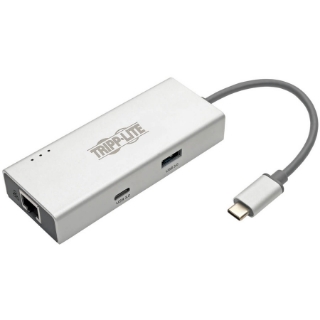 Picture of Tripp Lite USB C Docking Station 4k @ 30Hz w/ USB Hub, HDMI Gbe USB Type C, USB-C, USB Type-C