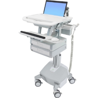 Picture of Ergotron StyleView Laptop Cart, LiFe Powered, 2 Drawers