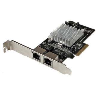 Picture of StarTech.com Dual Port PCI Express (PCIe x4) Gigabit Ethernet Server Adapter Network Card - Intel i350 NIC