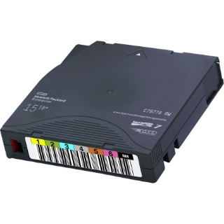 Picture of HPE LTO-7 Ultrium Type M 22.5TB RW 20 Data Cartridges Non Custom Labeled with Cases