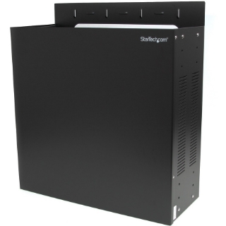 Picture of StarTech.com Wallmount Server Rack - Low-Profile Cabinet for Servers with Vertical Mounting - 4U