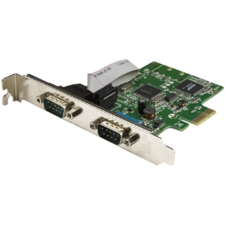 Picture of StarTech.com PCI Express Serial Card - 2 port - Dual Channel 16C1050 UART - Serial Port PCIe Card - Serial Expansion Card