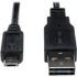 Picture of Tripp Lite 1ft USB 2.0 High Speed Cable 28/24AWG Reversible A to 5Pin Micro B M/M