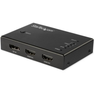 Picture of StarTech.com 4 Port HDMI Video Switch - 3x HDMI & 1x DisplayPort - 4K 60Hz - Multi Port HDMI Switch Box w/ Automatic Switcher (VS421HDDP)