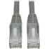 Picture of Tripp Lite 15ft Cat6 Gigabit Snagless Molded Patch Cable RJ45 M/M Gray 15'