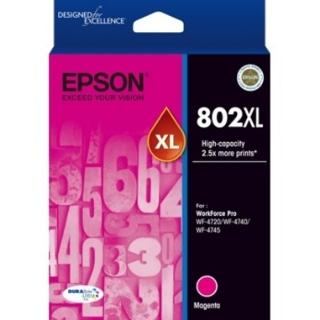 Picture of Epson DURABrite Ultra 802XL Original Ink Cartridge - Magenta