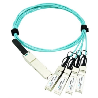Picture of Axiom 100GBASE-AOC QSFP28 to 4 SFP28 Active Optical Cable, 10m