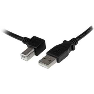 Picture of StarTech.com 3m USB 2.0 A to Left Angle B Cable - M/M