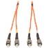 Picture of Tripp Lite 50M Duplex Multimode 62.5/125 Fiber Optic Patch Cable ST/ST 164' 164ft 50 Meter