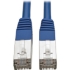 Picture of Tripp Lite 15' Cat5e Molded Shielded Patch Cable STP RJ45 M/M 350 Mhz Blue